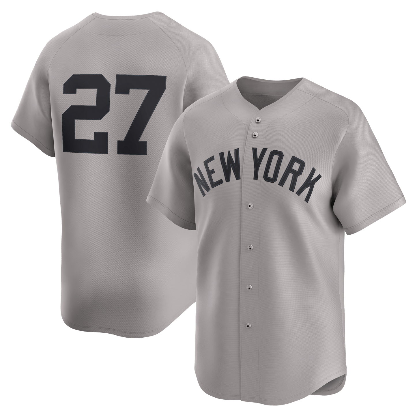 Men’s #27 Embroidered Custom Baseball Jersey - B002