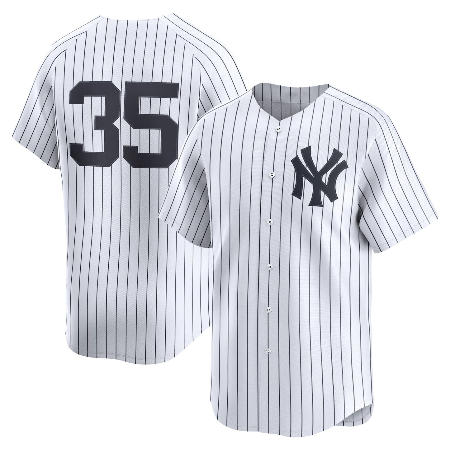 Men’s #35 Embroidered Custom Baseball Jersey - B002