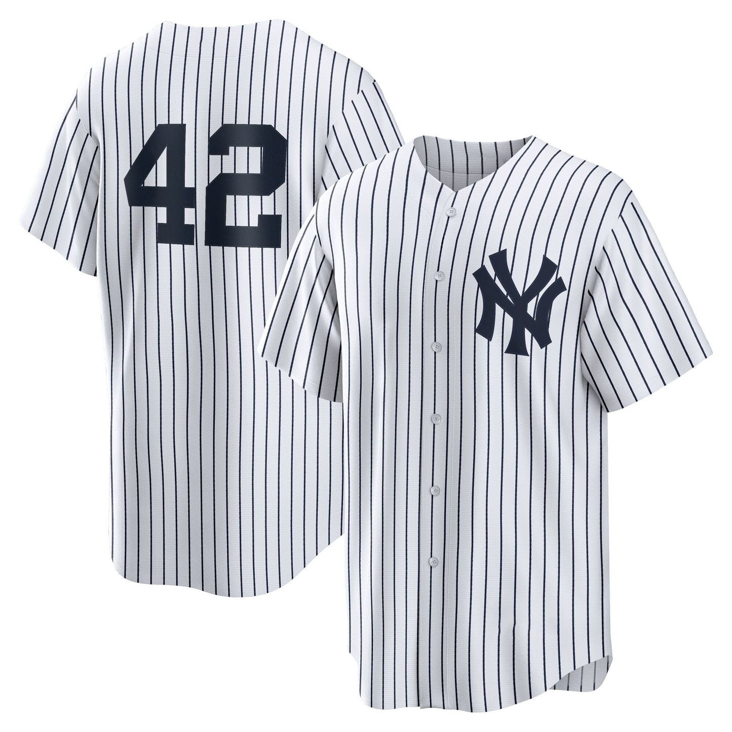Men’s #42 Embroidered Custom Baseball Jersey - B002