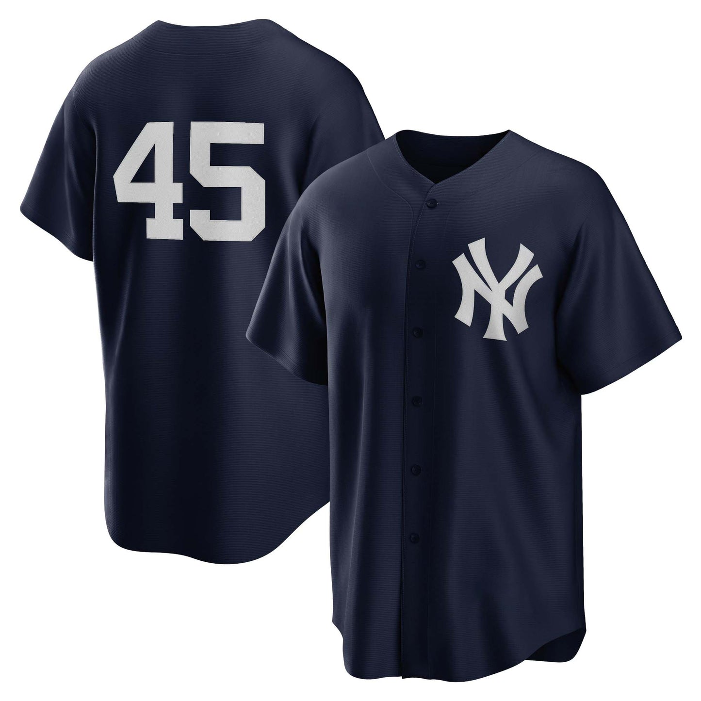 Men’s #45 Embroidered Custom Baseball Jersey - B002