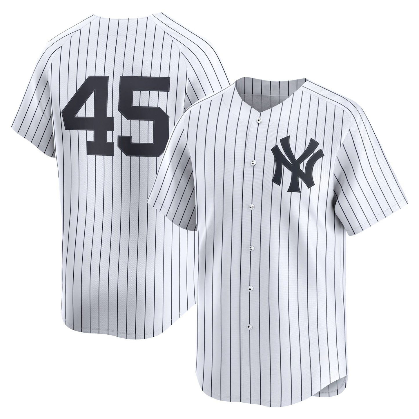 Men’s #45 Embroidered Custom Baseball Jersey - B002