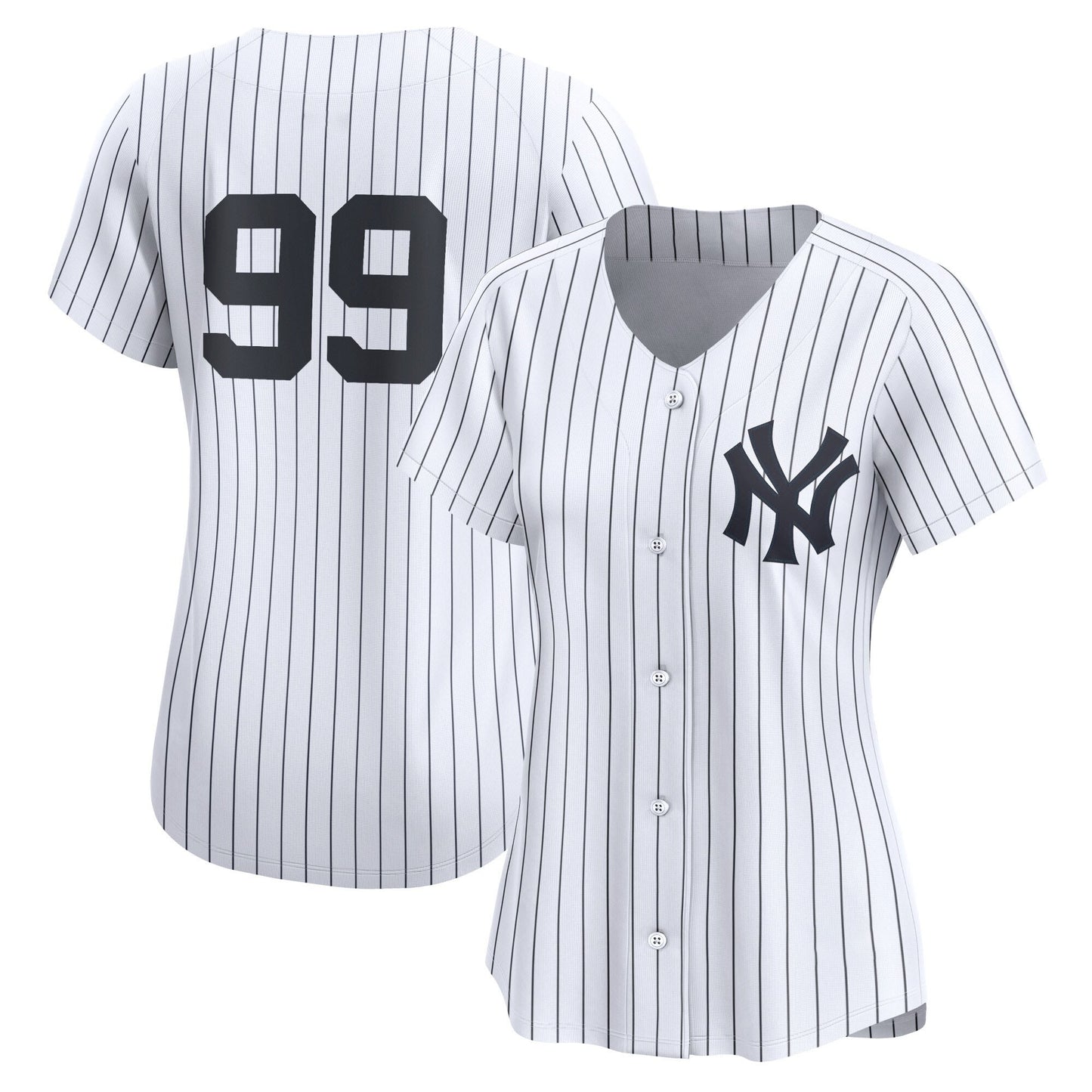 Women’s #99 JUDGE Embroidered Custom Baseball Jersey - B002