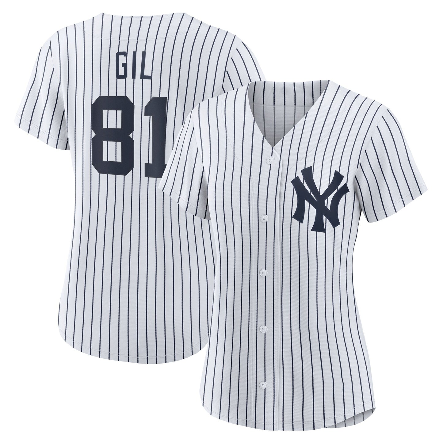 Women’s #81 Embroidered Custom Baseball Jersey - B002