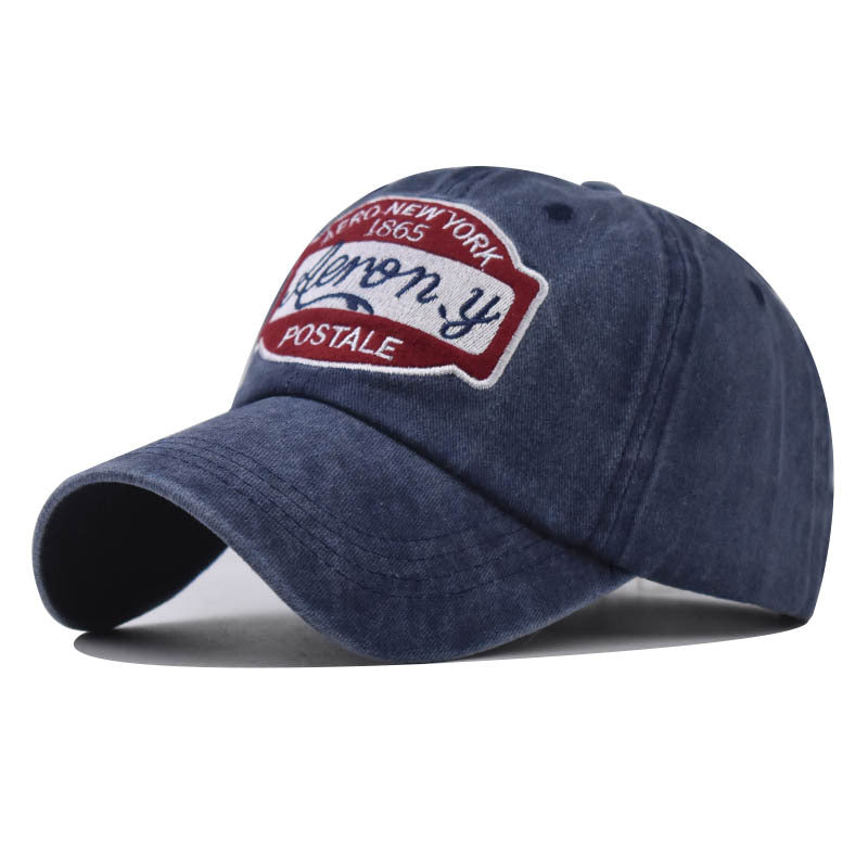 New Cotton Baseball Cap with 1865 Embroidery New York Duckbill Hat Outdoor Sunshade for Men & Women-2202