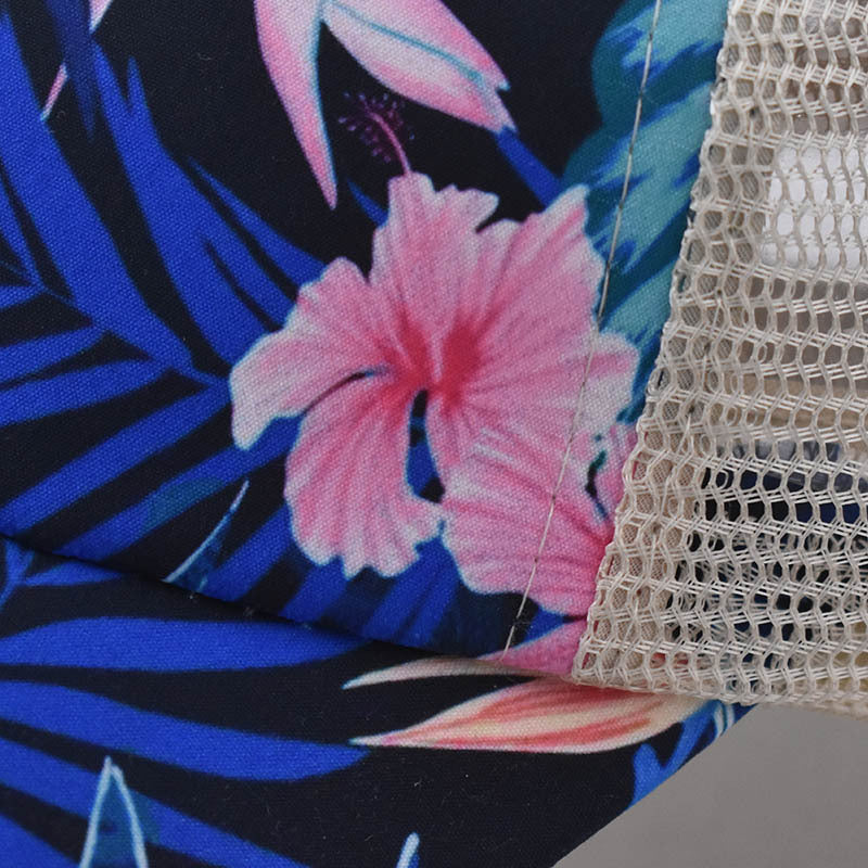 New Daffodil Print Ponytail Baseball Cap Back Opening Women’s Casual Sunshade Hat for Women-2203