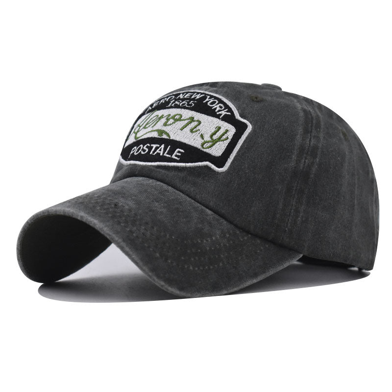 New Cotton Baseball Cap with 1865 Embroidery New York Duckbill Hat Outdoor Sunshade for Men & Women-2202