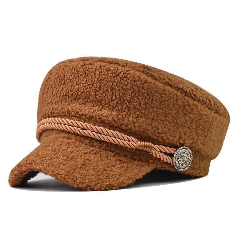 Fashion Navy Style Beret Hat Thin Spring Summer Octagonal Visor Cap British Trend Hat for Women-1821