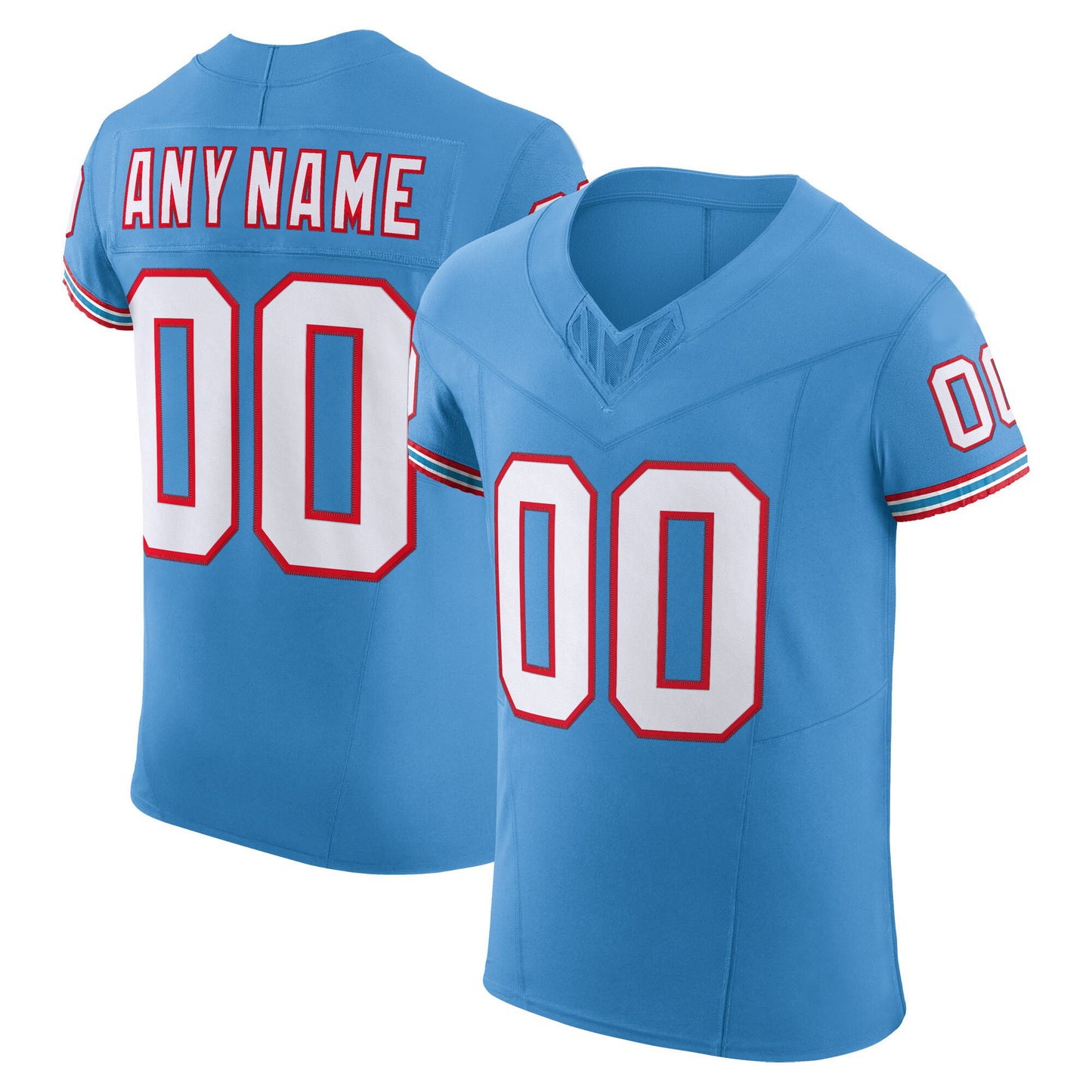 Men's Pro-Style Embroidered Custom Football Jersey- F001