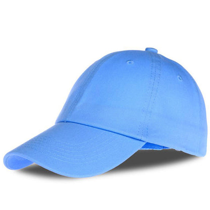 Solid Color Cotton Baseball Cap Classic Adjustable Dad Hat-xx676