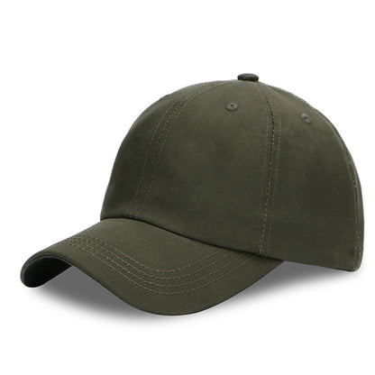 Solid Color Cotton Baseball Cap Classic Adjustable Dad Hat-xx676