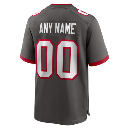 Camiseta de fútbol personalizada para hombre: opciones disponibles: naranja, peltre, rojo o blanco 