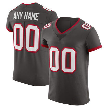 Camiseta de fútbol personalizada Pro-Style para hombre: opciones disponibles: naranja, peltre, rojo o blanco 