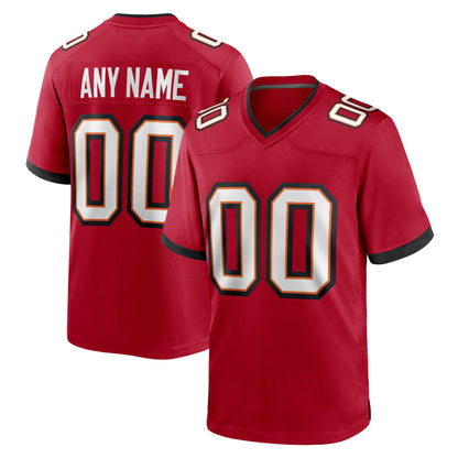 Camiseta de fútbol personalizada para hombre: opciones disponibles: naranja, peltre, rojo o blanco 