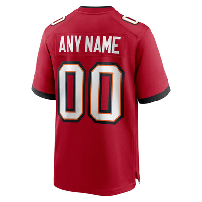Camiseta de fútbol personalizada para hombre: opciones disponibles: naranja, peltre, rojo o blanco 