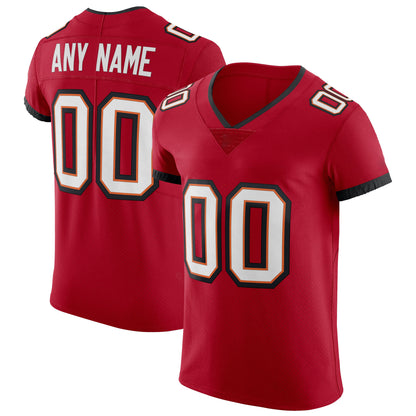 Camiseta de fútbol personalizada Pro-Style para hombre: opciones disponibles: naranja, peltre, rojo o blanco 