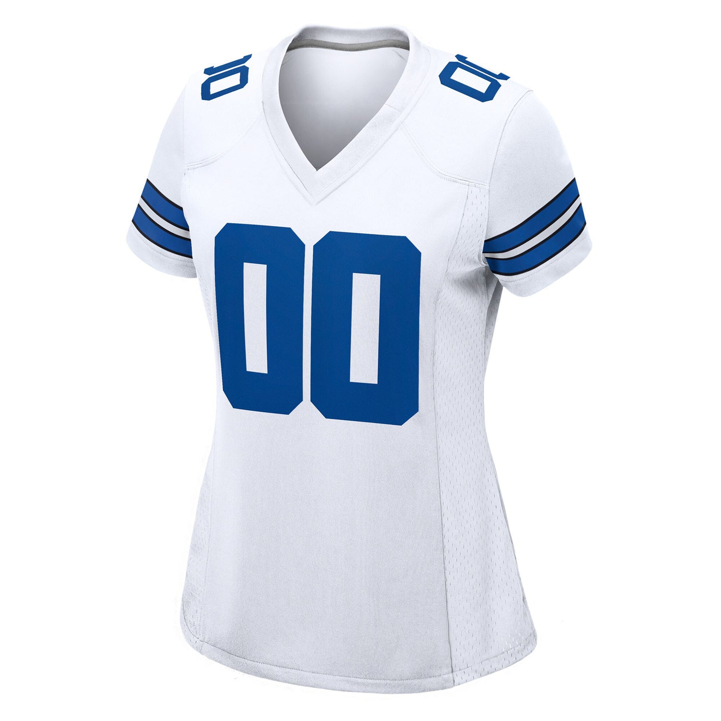Camiseta de fútbol personalizada para mujer: nombre y número personalizados, corte deportivo, estilo equipo. 