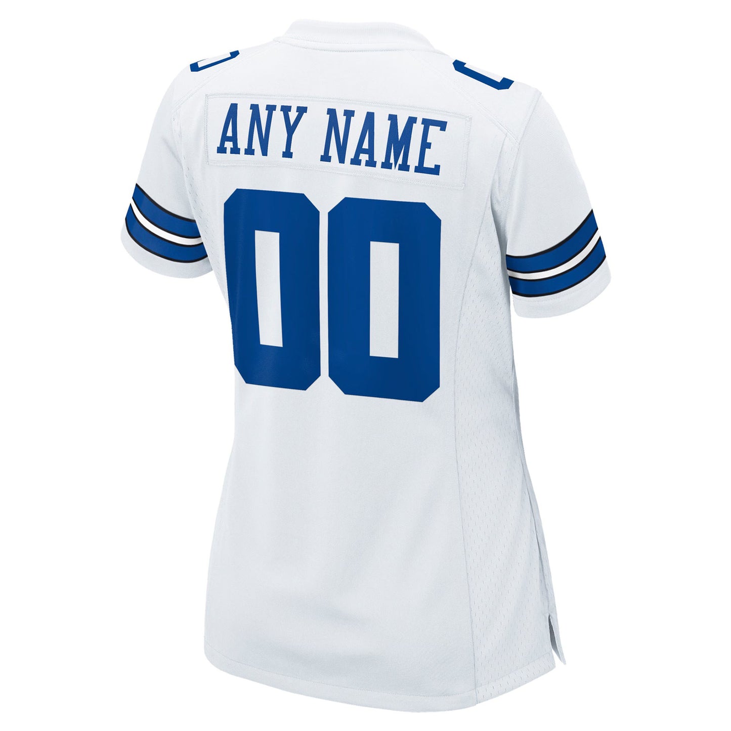 Camiseta de fútbol personalizada para mujer: nombre y número personalizados, corte deportivo, estilo equipo. 