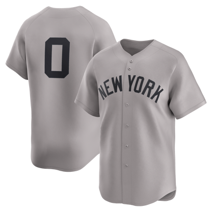 Men’s  #0 Embroidered Custom Baseball Jersey - B002