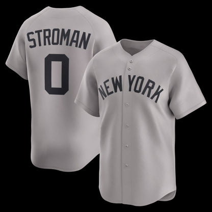 Men’s  #0 Embroidered Custom Baseball Jersey - B002