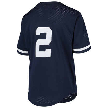 Youth  #2 Embroidered Custom Baseball Jersey - B002