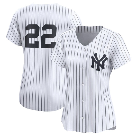 Women’s  #22 Embroidered Custom Baseball Jersey - B002