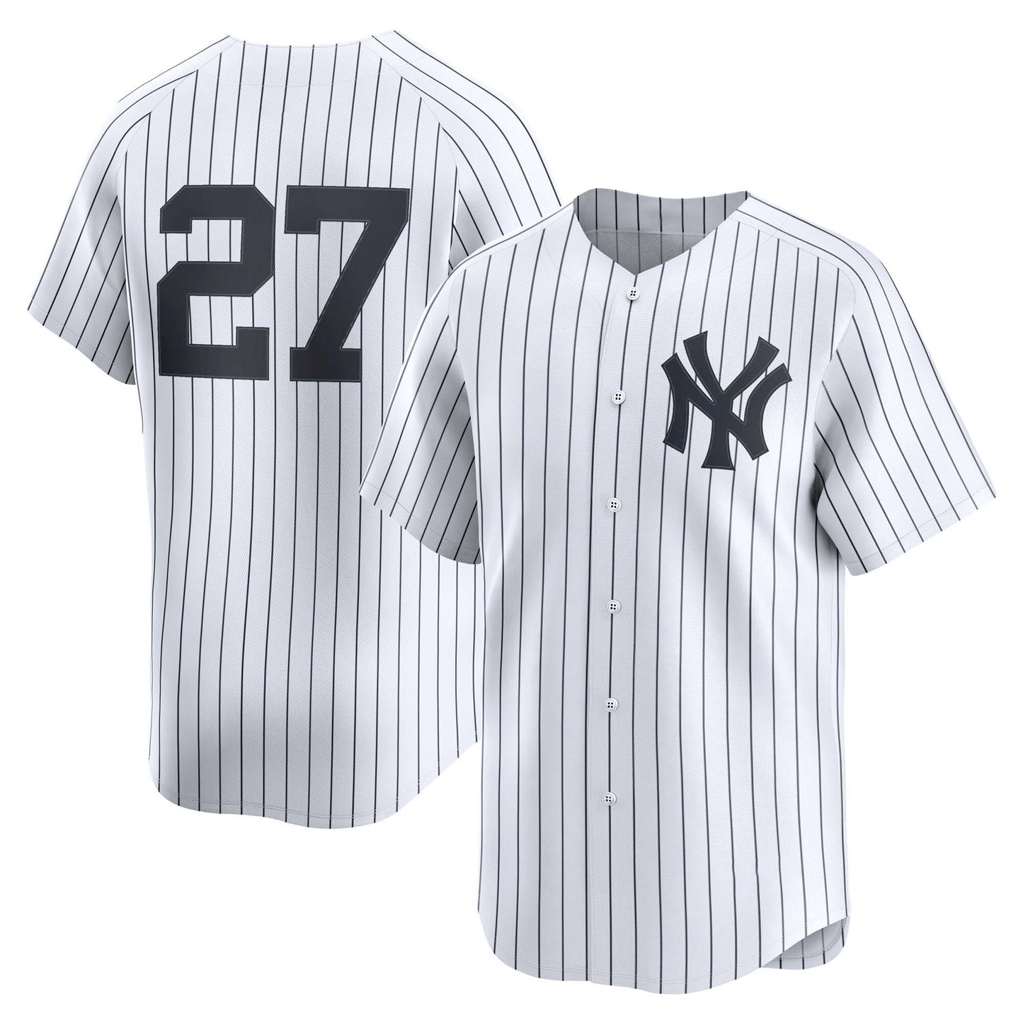 Men’s  #27 Embroidered Custom Baseball Jersey - B002