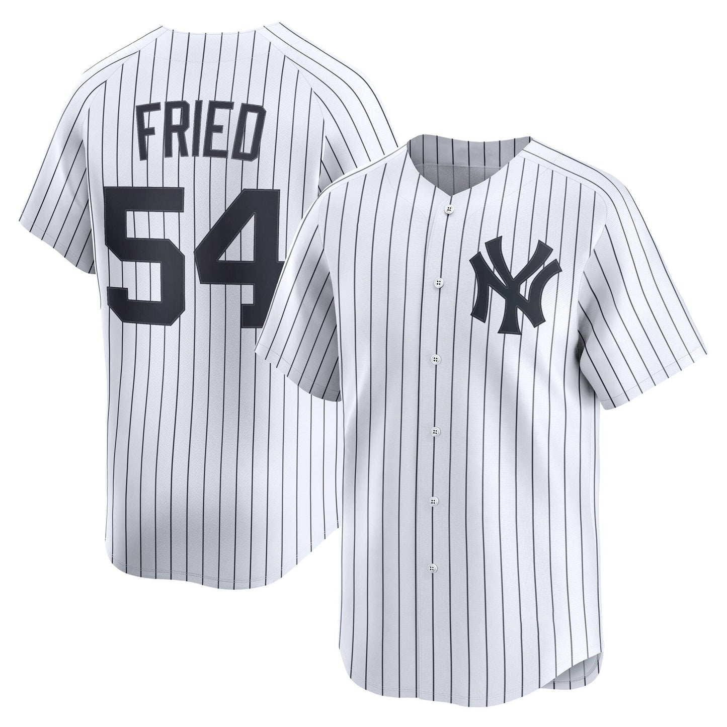 Men’s  #54 Embroidered Custom Baseball Jersey - B002