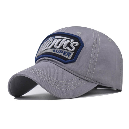 Trendy Marr's Cotton Baseball Cap with Embroidery Duckbill Hat for Men & Women-2083