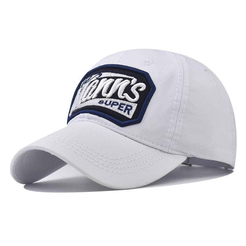 Trendy Marr's Cotton Baseball Cap with Embroidery Duckbill Hat for Men & Women-2083