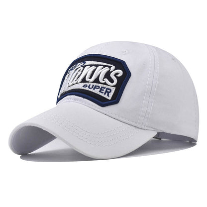 Trendy Marr's Cotton Baseball Cap with Embroidery Duckbill Hat for Men & Women-2083