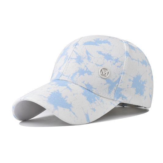 New Graffiti Cotton Baseball Cap Washed Vintage Outdoor Sun Visor for Men & Women-1734