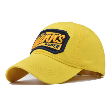 Trendy Marr's Cotton Baseball Cap with Embroidery Duckbill Hat for Men & Women-2083