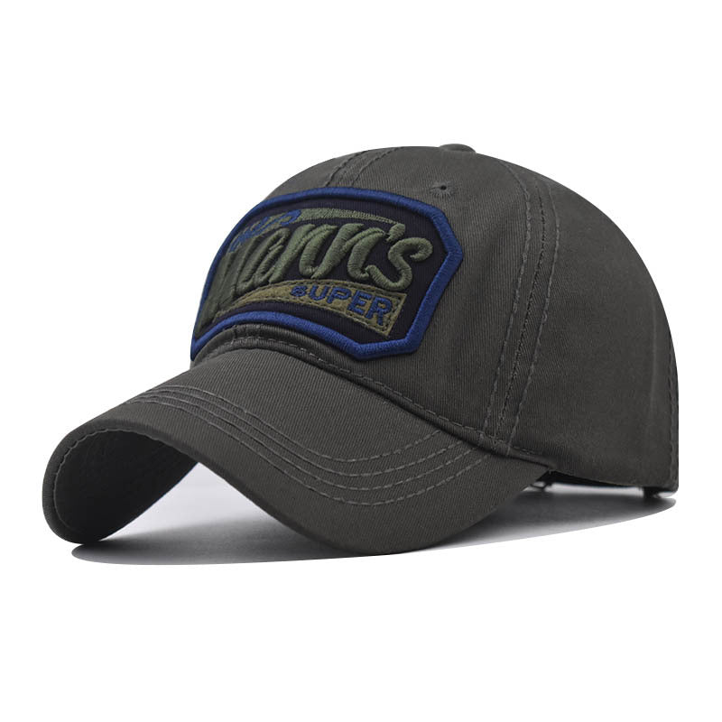 Trendy Marr's Cotton Baseball Cap with Embroidery Duckbill Hat for Men & Women-2083