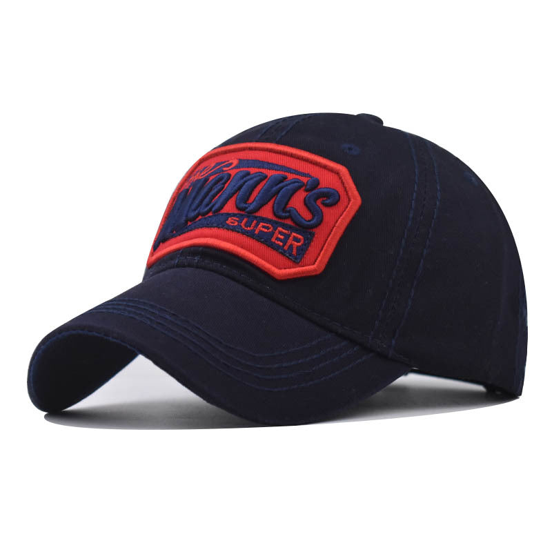 Trendy Marr's Cotton Baseball Cap with Embroidery Duckbill Hat for Men & Women-2083