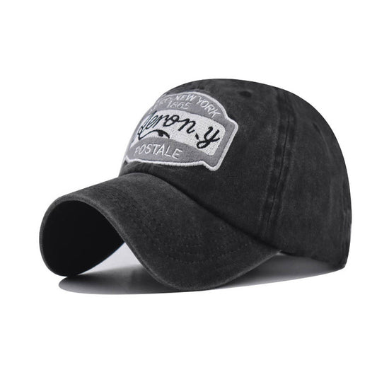 New Cotton Baseball Cap with 1865 Embroidery New York Duckbill Hat Outdoor Sunshade for Men & Women-2202