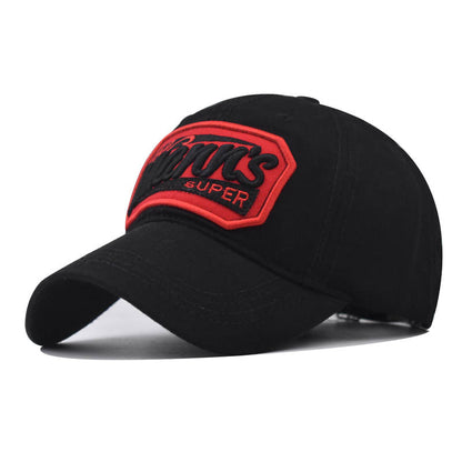 Trendy Marr's Cotton Baseball Cap with Embroidery Duckbill Hat for Men & Women-2083