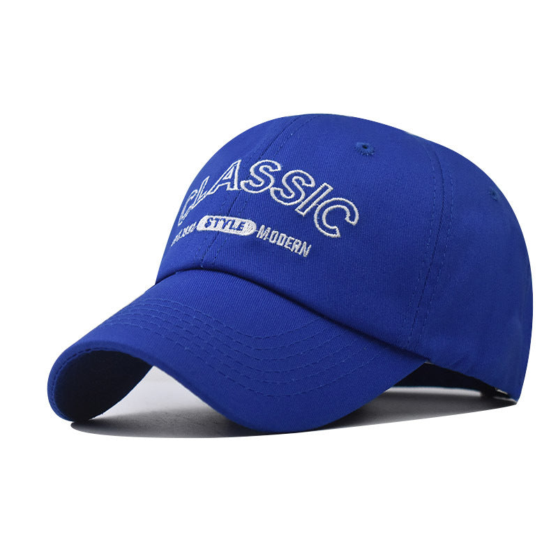 New Cotton Baseball Cap with Classic Letter Embroidery Street Style Duckbill Hat for Men & Women-2067