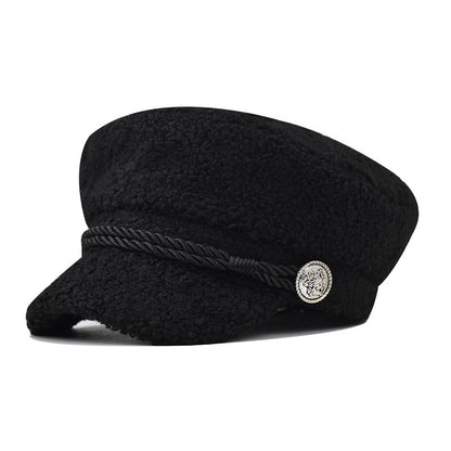 Fashion Navy Style Beret Hat Thin Spring Summer Octagonal Visor Cap British Trend Hat for Women-1821