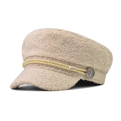 Fashion Navy Style Beret Hat Thin Spring Summer Octagonal Visor Cap British Trend Hat for Women-1821