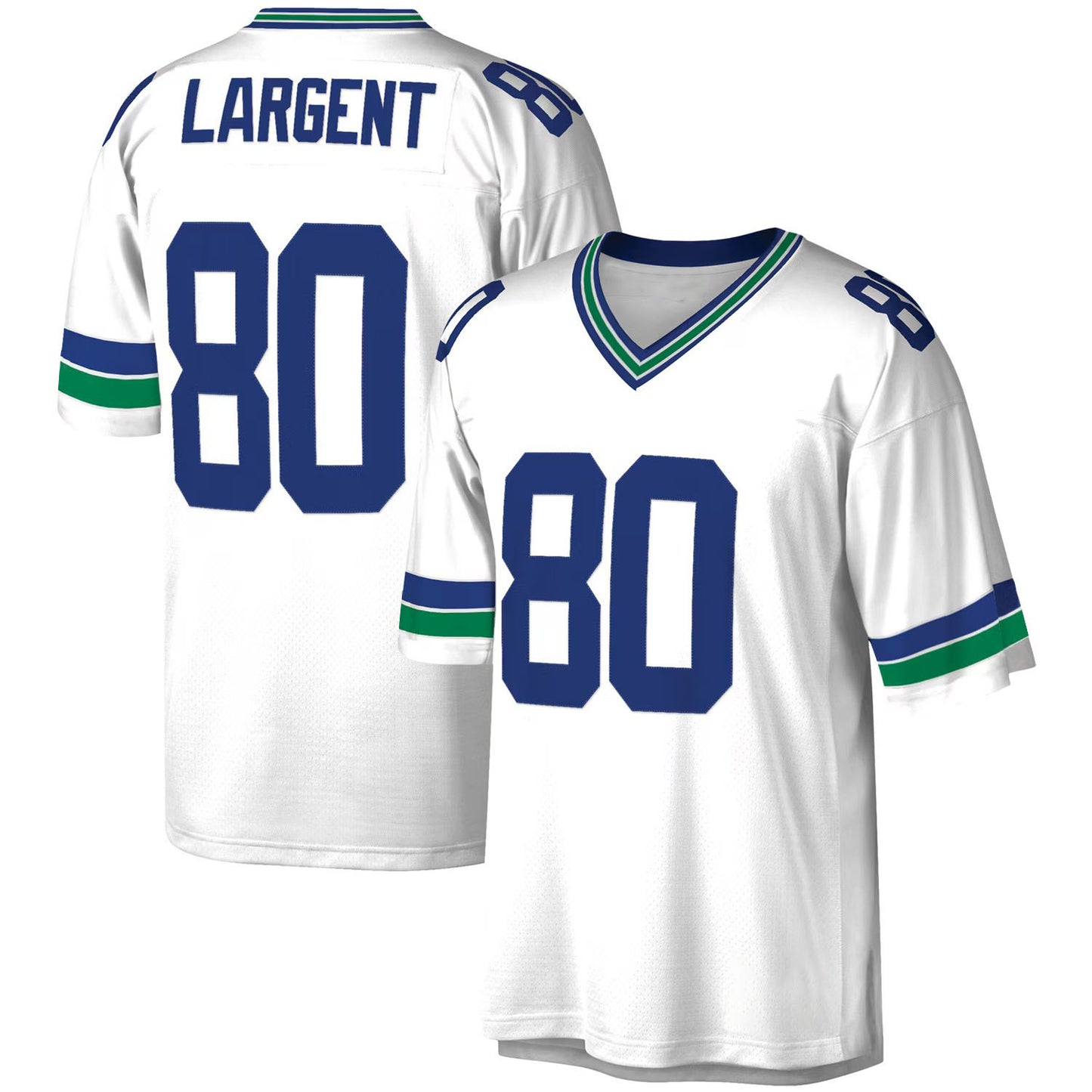 Men’s 1985 No.80 Retro Embroidered  Football Jersey -Throwback010