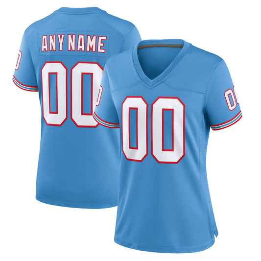 Women's Embroidered Custom Football Jersey - F001